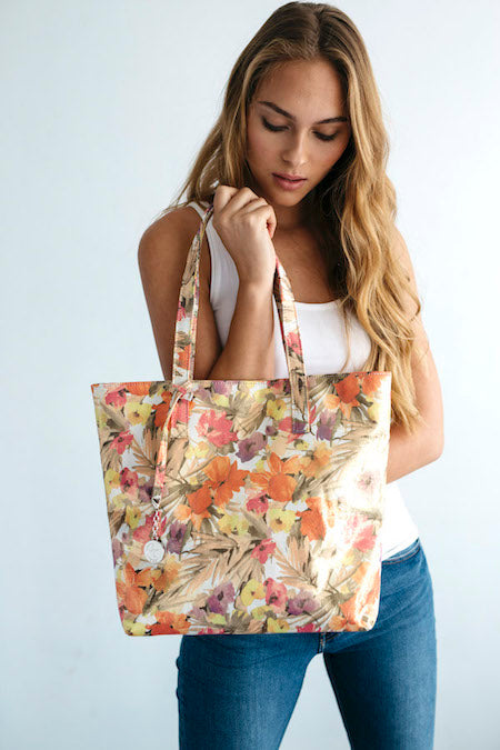 Svala vegan Simma Tote handbag in floral