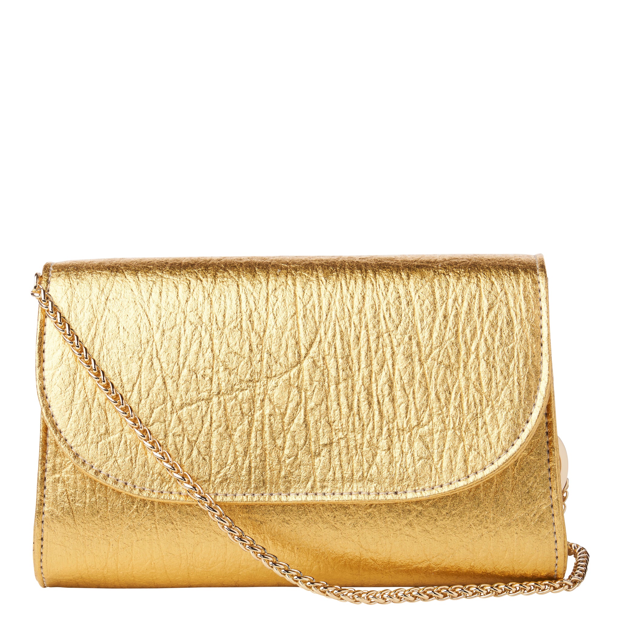 Didi Clutch Mini Metallic Gold Piñatex® - Main Image