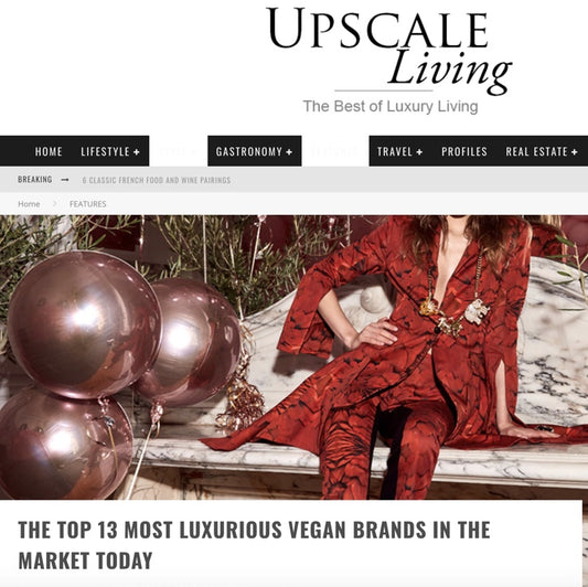 UPSCALE LIVING: THE TOP 13 MOST LUXURIOUS VEGAN BRANDS IN THE MARKET TODAY