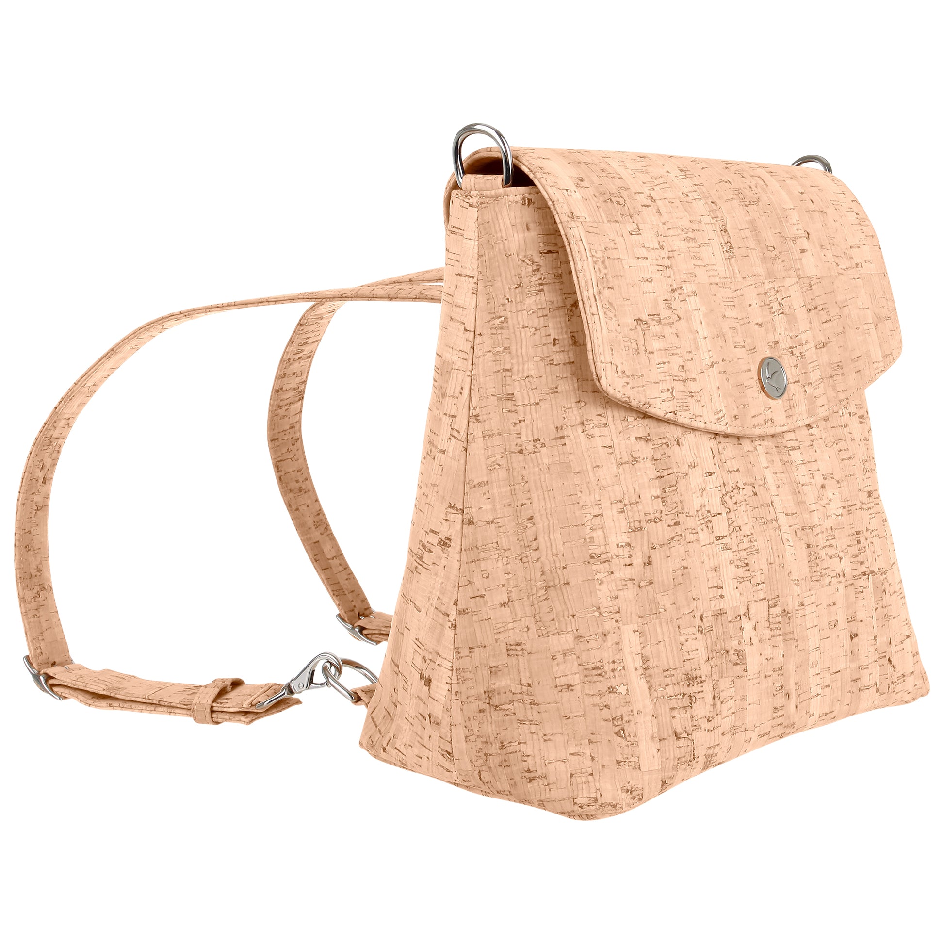 Gemma Backpack Purse Natural Cork - Main Image