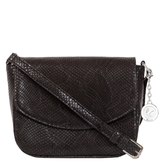 vegan black Tashi crossbody handbag - Svala